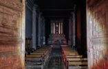 Eglise incendiée au Mexique